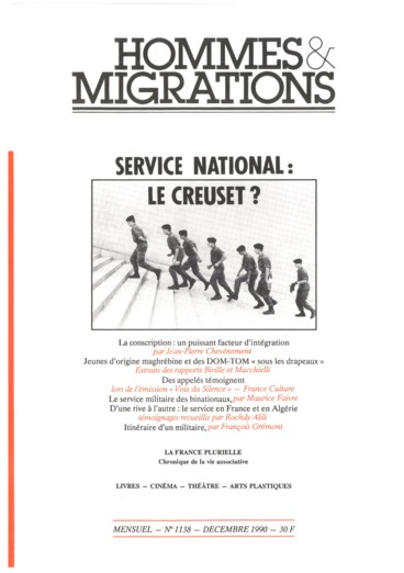 Titre : Les réflexions d’Yves Biville sur les jeunes Français d’origine maghrébine et le service national